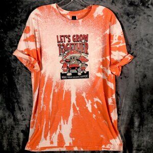 Graphic T Shirts Woman's Let’s Grow Together Hippie Vibes Mushroom Groovy Shirt
